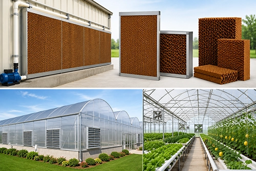 Greenhouse Cooling Pad and Irrigation Systems in Qatar